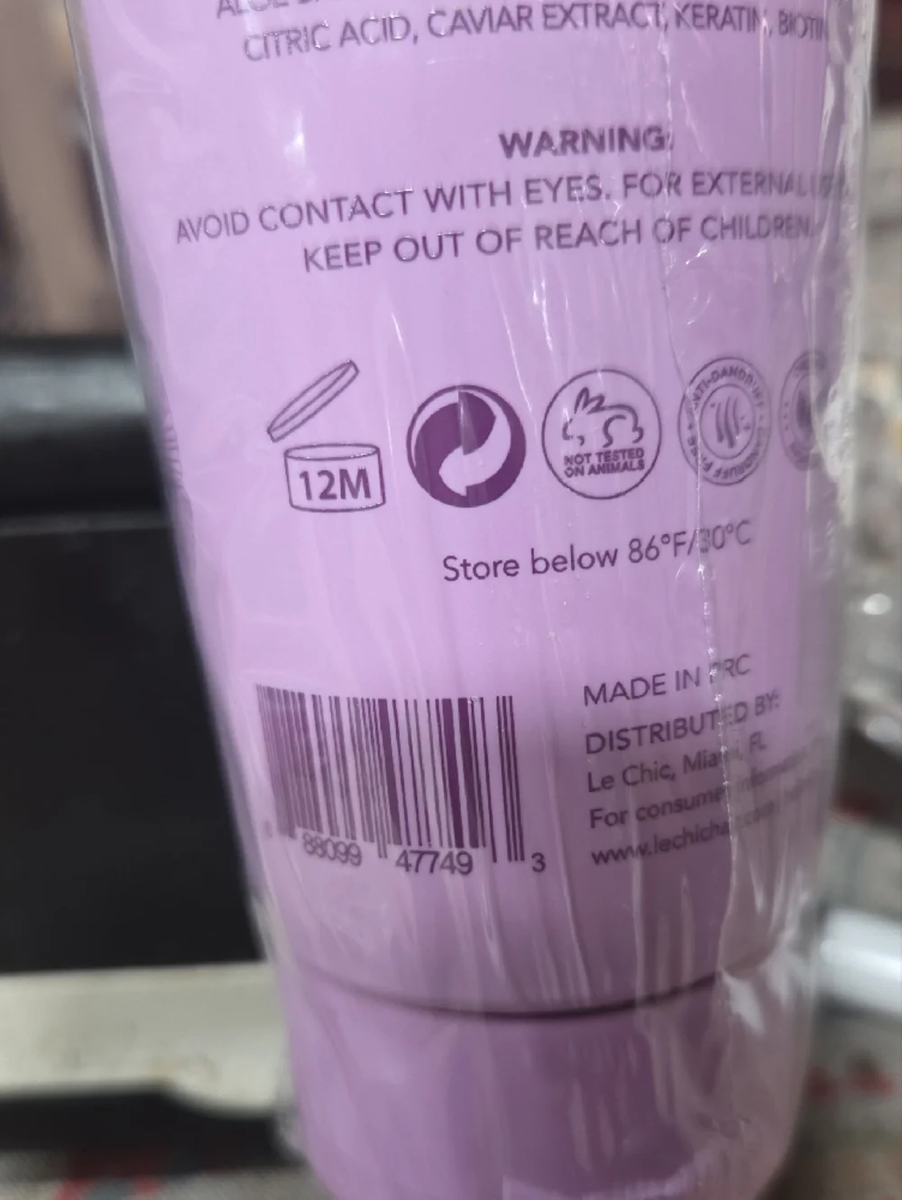 chic Repairing Caviar Shampoo & Conditioner Bundle - Lavender